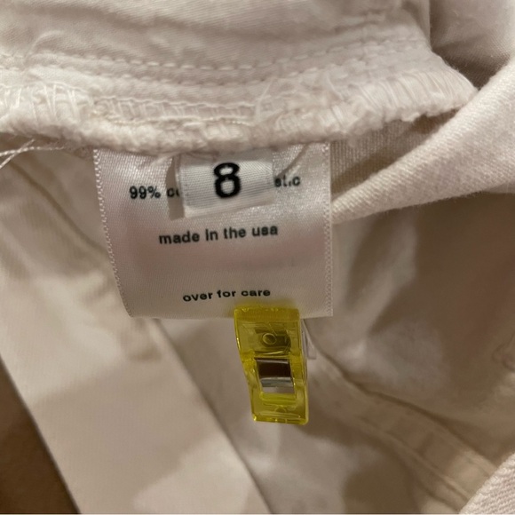 Rachel Comey White Lightly Distressed Straight Leg Jeans Size 8 - Picture 8 of 13